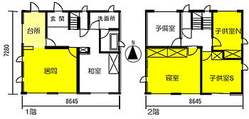 図3　RC造戸建て住宅平面図